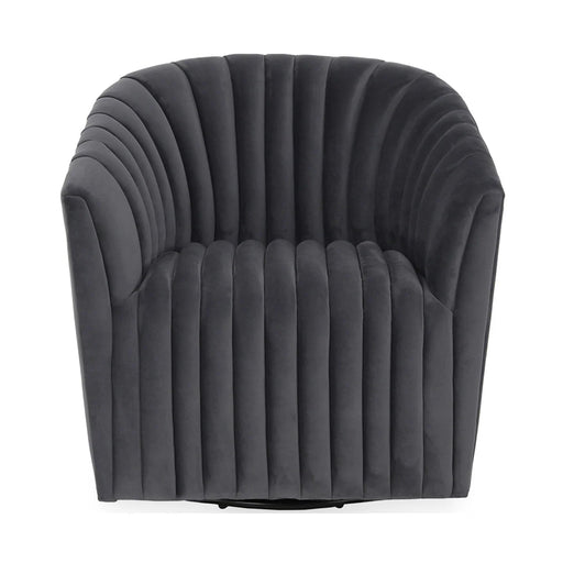 Classic Home - Arline Swivel Chair in Gray - 53051366 - GreatFurnitureDeal