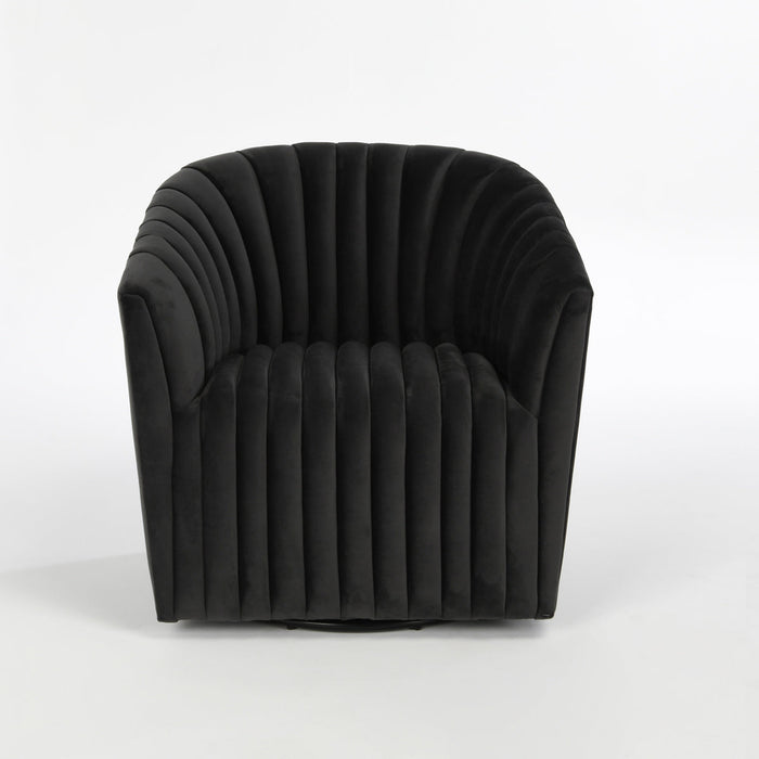 Classic Home - Arline Swivel Accent Chair in Gray - 53051366 - GreatFurnitureDeal