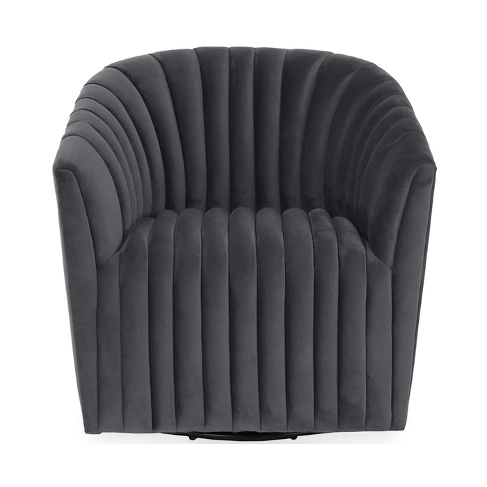Classic Home - Arline Swivel Chair in Gray - 53051366 - GreatFurnitureDeal