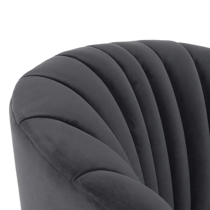 Classic Home - Arline Swivel Chair in Gray - 53051366 - GreatFurnitureDeal