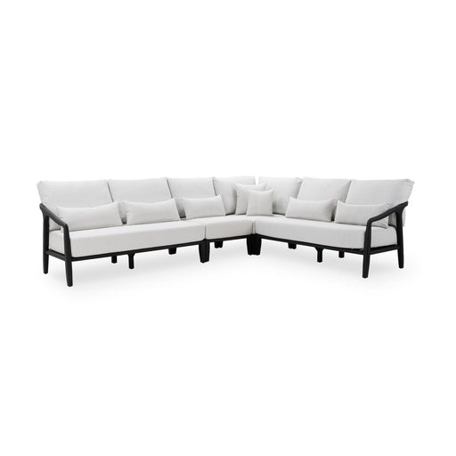 Classic Home - Aria Outdoor 4pc Sectional Black - 53051459 - GreatFurnitureDeal