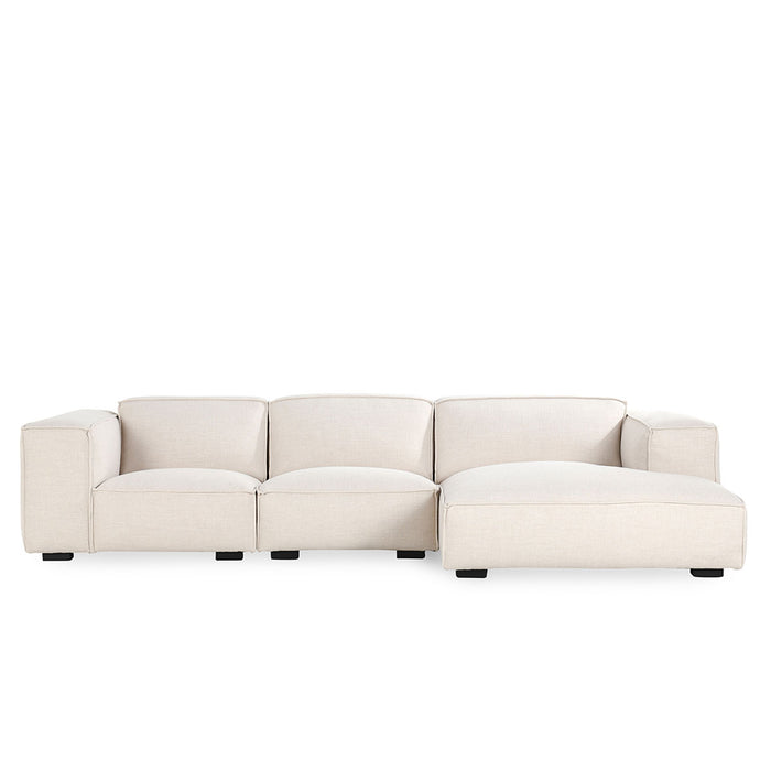 Classic Home Furniture - Harbor Sectional w/RAF Chaise Natural - 53051523 - GreatFurnitureDeal