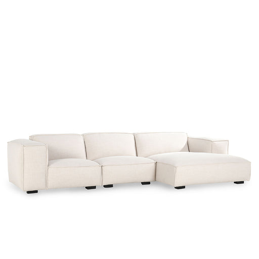 Classic Home Furniture - Harbor Sectional w/RAF Chaise Natural - 53051523 - GreatFurnitureDeal