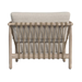 Classic Home - Leo Teak Wood Coastal Outdoor Accent Chair in Taupe - 53051567 - GreatFurnitureDeal