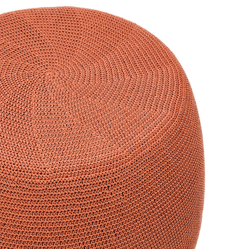 Classic Home Furniture - Mia 21" Outdoor Pouf in Coral - 53051580 - GreatFurnitureDeal