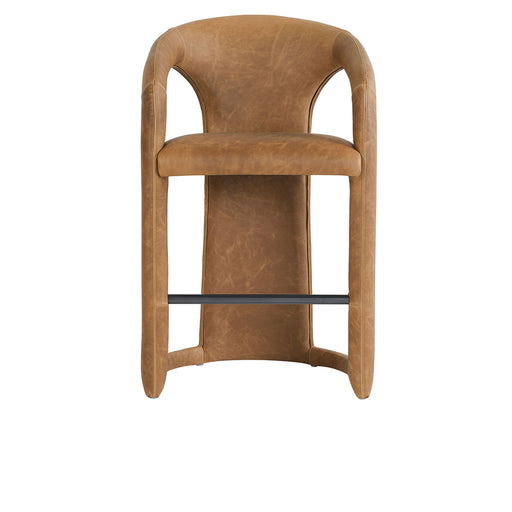 Classic Home Furniture - Archie Distressed Leather 26" Counter Stool Maple Brown - 53051596 - GreatFurnitureDeal
