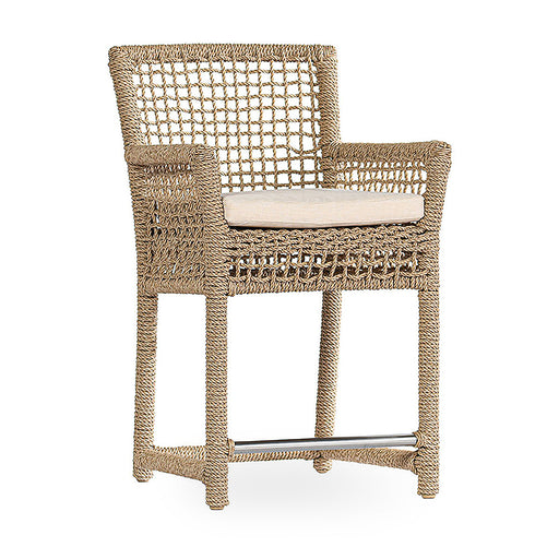 Classic Home - Brisbane Outdoor Counter Stool Natural - Seat Height 23" - 53051630 - GreatFurnitureDeal