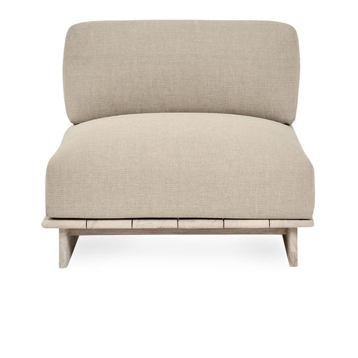 Classic Home Furniture - Livia Teak Outdoor Armless Chair Taupe - 53051647AC - GreatFurnitureDeal