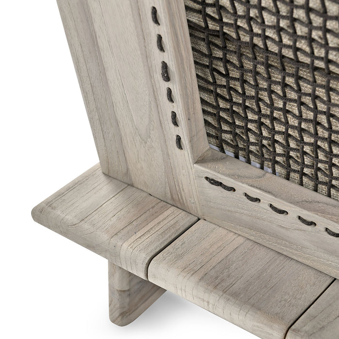 Classic Home Furniture - Livia Teak Outdoor Armless Chair Taupe - 53051647AC - GreatFurnitureDeal