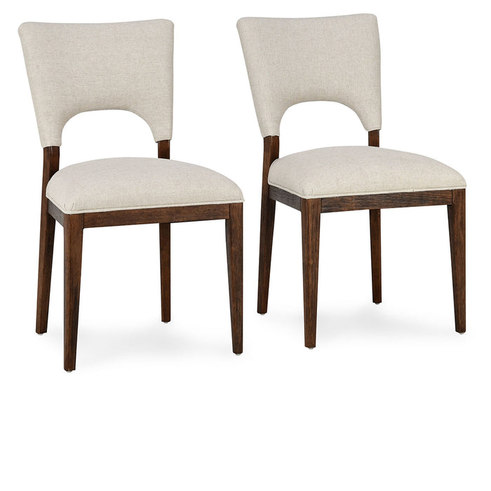 Classic Home Furniture - Mitchel Upholstered Dining Chair Set of 2 in Natural - 53051681 - GreatFurnitureDeal