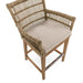 Classic Home - Valerie Outdoor Teak Wood Counter Chair - 53051688 - GreatFurnitureDeal