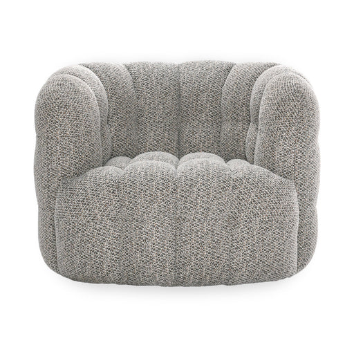 Classic Home - Walter Swivel Accent Chair Heathered Gray - 53051706 - GreatFurnitureDeal