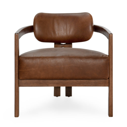 Classic Home Furniture - Elsie Leather Accent Chair Kona Brown - 53051712 - GreatFurnitureDeal
