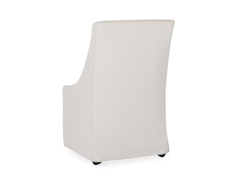 Classic Home - Warwick Upholstered Rolling Dining Chair in Sandy Tan (Set of 2) - 53051734 - GreatFurnitureDeal