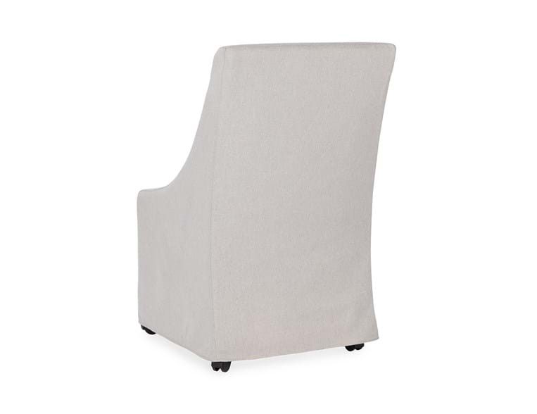 Classic Home - Warwick Upholstered Rolling Dining Chair in Sandy Tan (Set of 2) - 53051734 - GreatFurnitureDeal