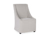 Classic Home - Warwick Upholstered Rolling Dining Chair (Set of 2) - 53051735 - GreatFurnitureDeal
