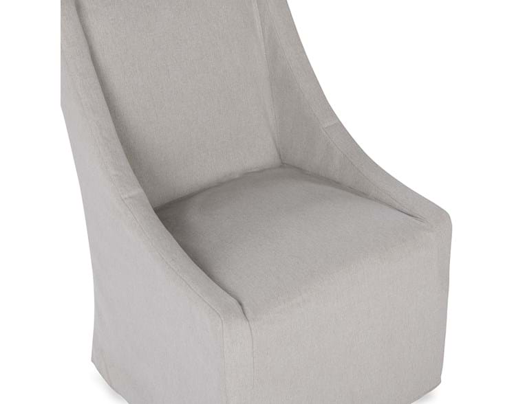 Classic Home - Warwick Upholstered Rolling Dining Chair (Set of 2) - 53051735 - GreatFurnitureDeal