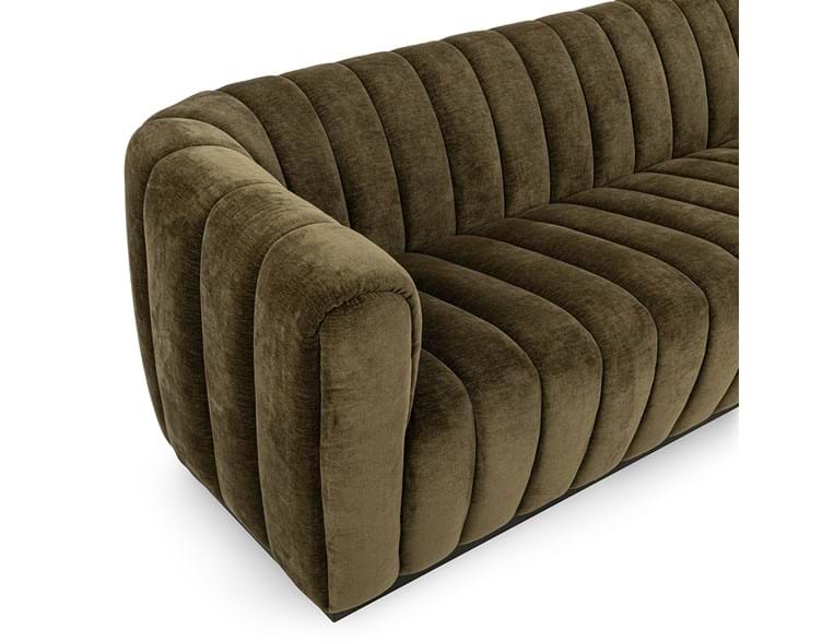 Classic Home - Vanty Sofa in Olive Green - 53051755 - GreatFurnitureDeal