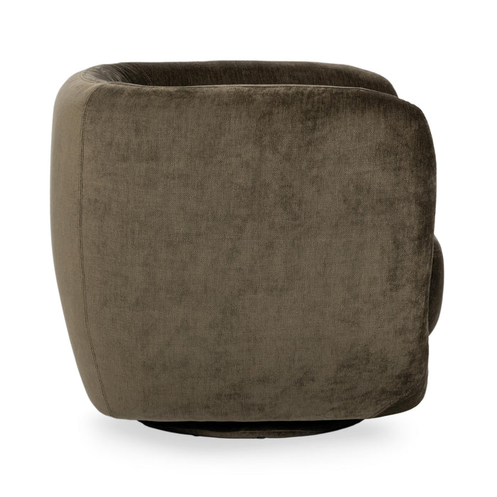 Classic Home - Nico Upholstered Fabric Swivel Accent Chair - 53051820 - GreatFurnitureDeal