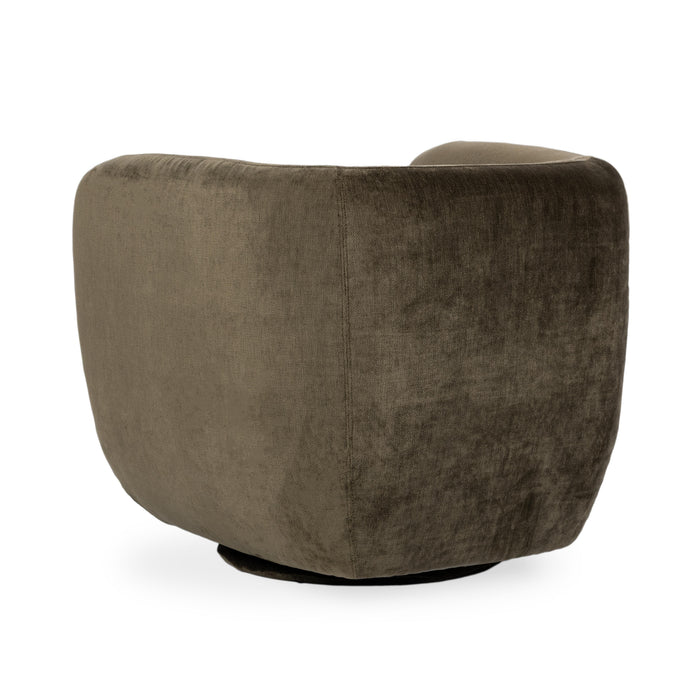 Classic Home - Nico Upholstered Fabric Swivel Accent Chair - 53051820 - GreatFurnitureDeal