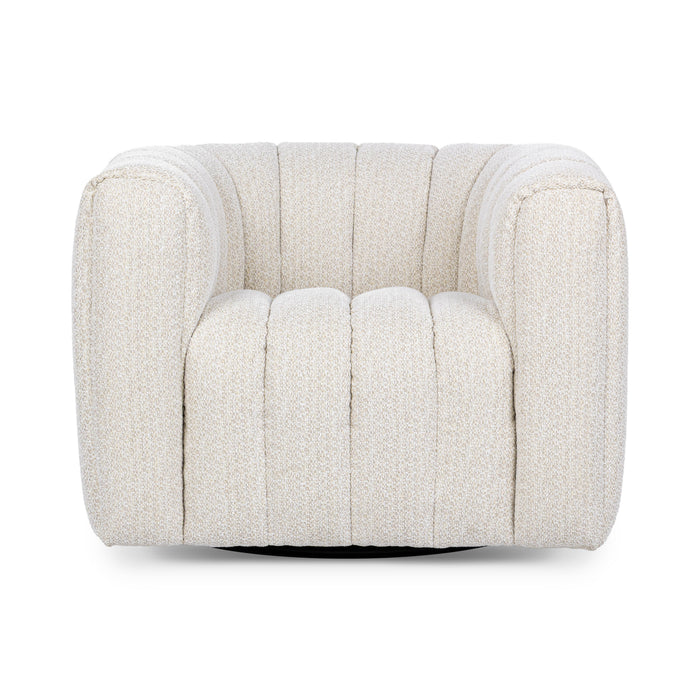 Classic Home - Lexa Upholstered Fabric Swivel Chair - 53051822 - GreatFurnitureDeal