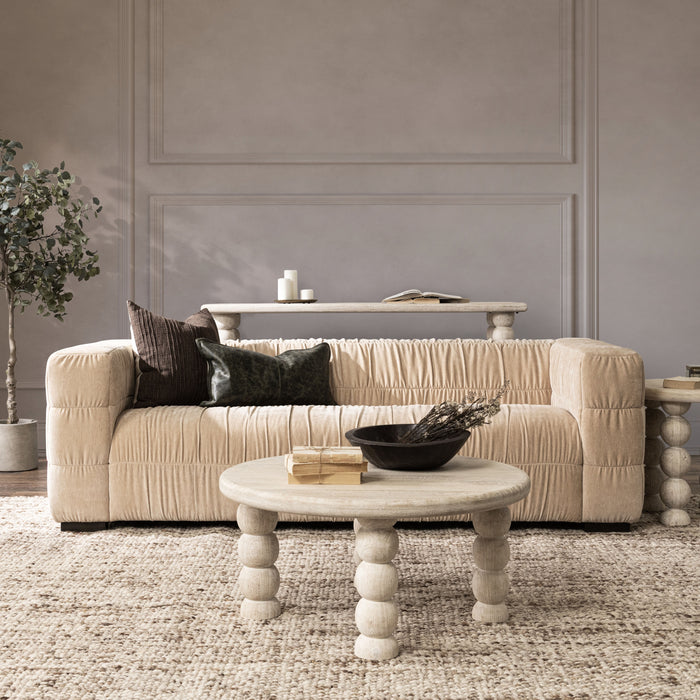 Classic Home - Afeela Upholstered Fabric Sofa - 53051824