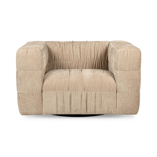 Classic Home - Afeela Upholstered Fabric Swivel Chair - 53051827 - GreatFurnitureDeal