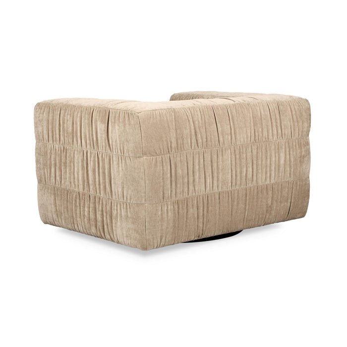 Classic Home - Afeela Upholstered Fabric Swivel Chair - 53051827 - GreatFurnitureDeal
