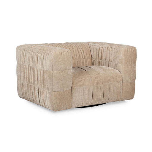 Classic Home - Afeela Upholstered Fabric Swivel Chair - 53051827 - GreatFurnitureDeal