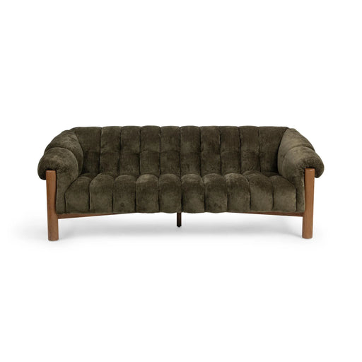 Classic Home - Sansa Sofa in Olive Green - 53051850 - GreatFurnitureDeal
