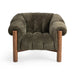 Classic Home - Sansa Accent Chair in Olive Green - 53051851 - GreatFurnitureDeal
