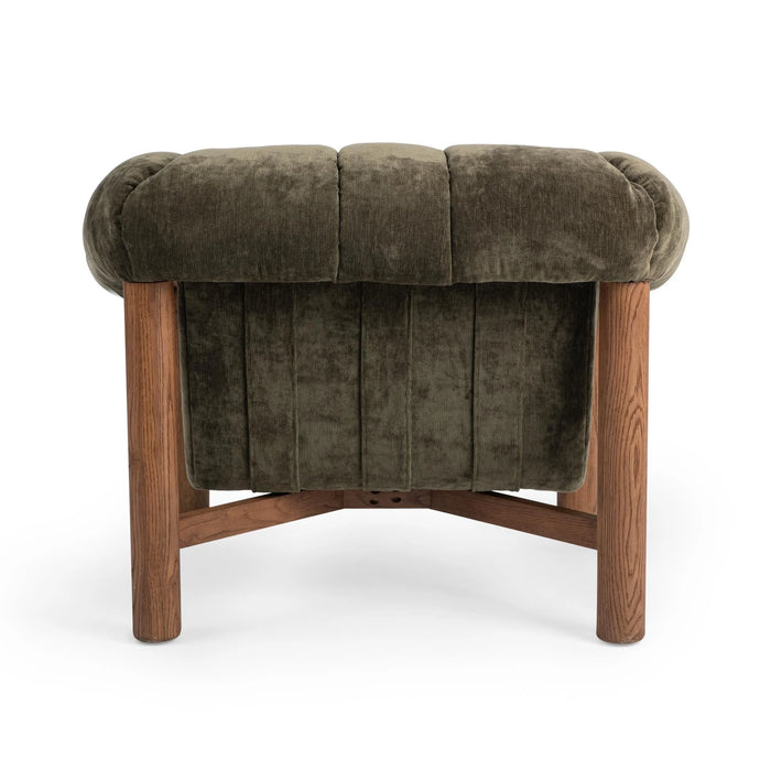 Classic Home - Sansa Accent Chair in Olive Green - 53051851 - GreatFurnitureDeal