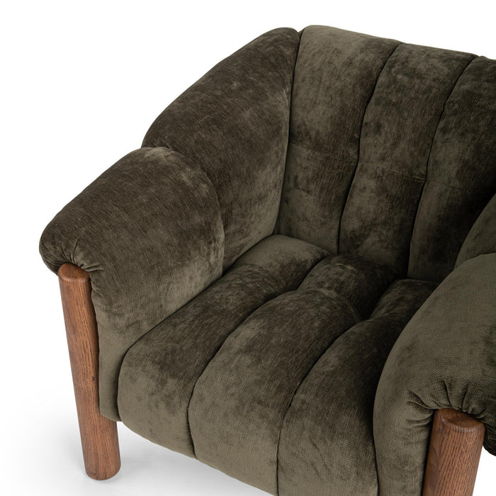 Classic Home - Sansa Accent Chair in Olive Green - 53051851 - GreatFurnitureDeal