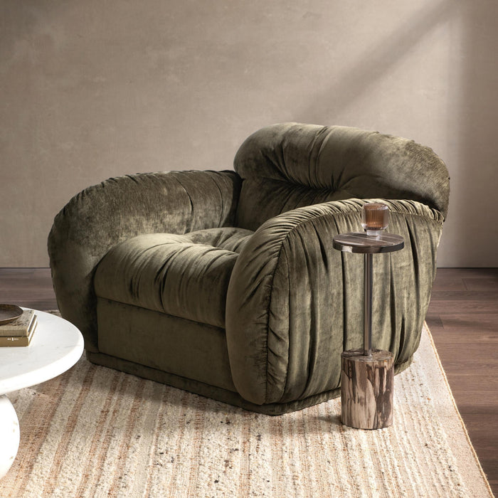Classic Home - Sydney Accent Chair in Olive Green - 53051864