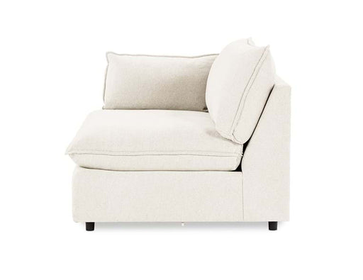 Classic Home Furniture - Caplan Upholstered LAF Chair in Ivory - 5308245EIV - GreatFurnitureDeal