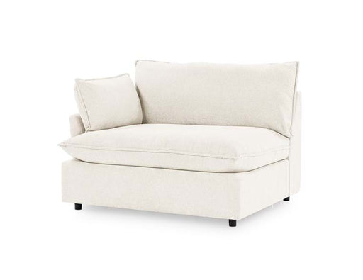 Classic Home Furniture - Caplan Upholstered LAF Chair in Ivory - 5308245EIV - GreatFurnitureDeal