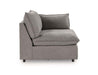 Classic Home Furniture - Caplan Upholstered RAF Chair in Charcoal - 5308345ECH - GreatFurnitureDeal