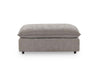 Classic Home Furniture - Caplan Upholstered Ottoman in Charcoal - 5308850ECH - GreatFurnitureDeal