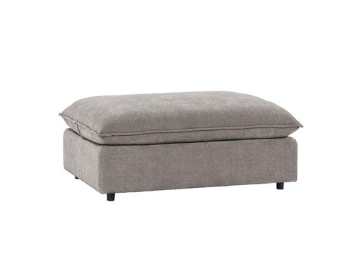 Classic Home - Caplan Upholstered Ottoman in Charcoal - 5308850ECH - GreatFurnitureDeal