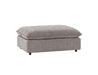 Classic Home Furniture - Caplan Upholstered Ottoman in Charcoal - 5308850ECH - GreatFurnitureDeal