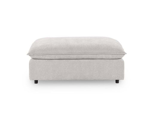 Classic Home - Caplan Upholstered Ottoman in Gray - 5308850EGR - GreatFurnitureDeal