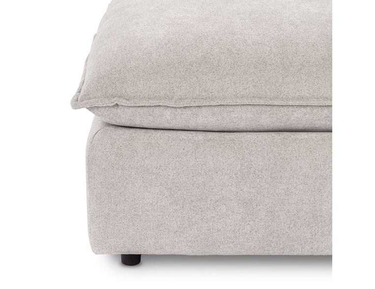 Classic Home Furniture - Caplan Upholstered Ottoman in Gray - 5308850EGR - GreatFurnitureDeal