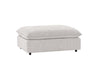 Classic Home Furniture - Caplan Upholstered Ottoman in Gray - 5308850EGR - GreatFurnitureDeal