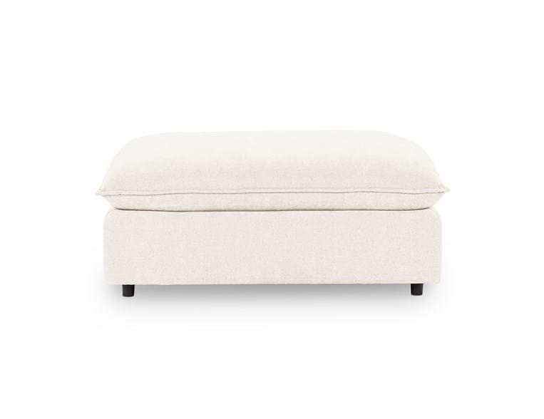 Classic Home - Caplan Upholstered Ottoman in Ivory - 5308850EIV - GreatFurnitureDeal