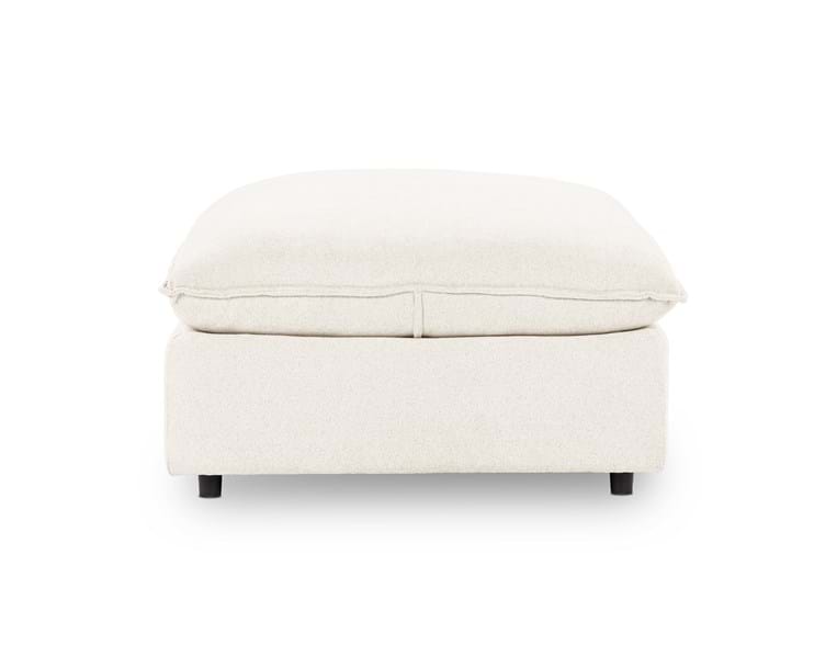Classic Home - Caplan Upholstered Ottoman in Ivory - 5308850EIV - GreatFurnitureDeal