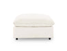 Classic Home - Caplan Upholstered Ottoman in Ivory - 5308850EIV - GreatFurnitureDeal