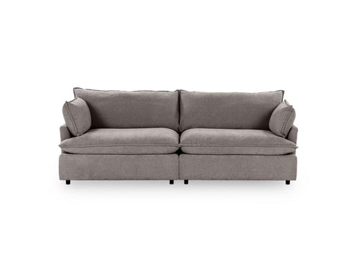 Classic Home - Caplan Upholstered 2 Piece Modular Sectional in Charcoal - 5308SC2ECH - GreatFurnitureDeal