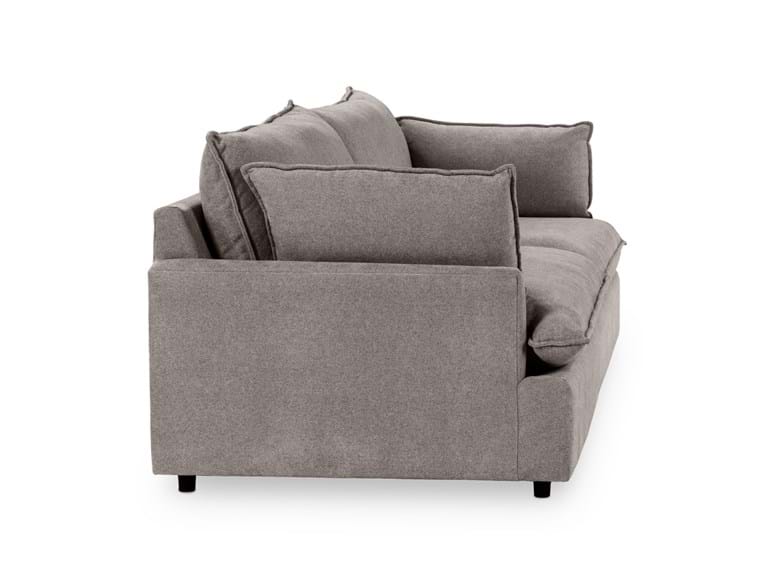 Classic Home - Caplan Upholstered 2 Piece Modular Sectional in Charcoal - 5308SC2ECH - GreatFurnitureDeal