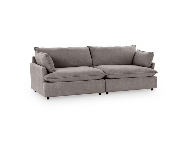 Classic Home - Caplan Upholstered 2 Piece Modular Sectional in Charcoal - 5308SC2ECH - GreatFurnitureDeal