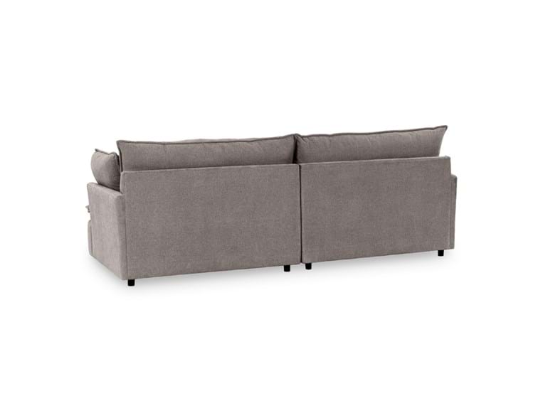 Classic Home - Caplan Upholstered 2 Piece Modular Sectional in Charcoal - 5308SC2ECH - GreatFurnitureDeal